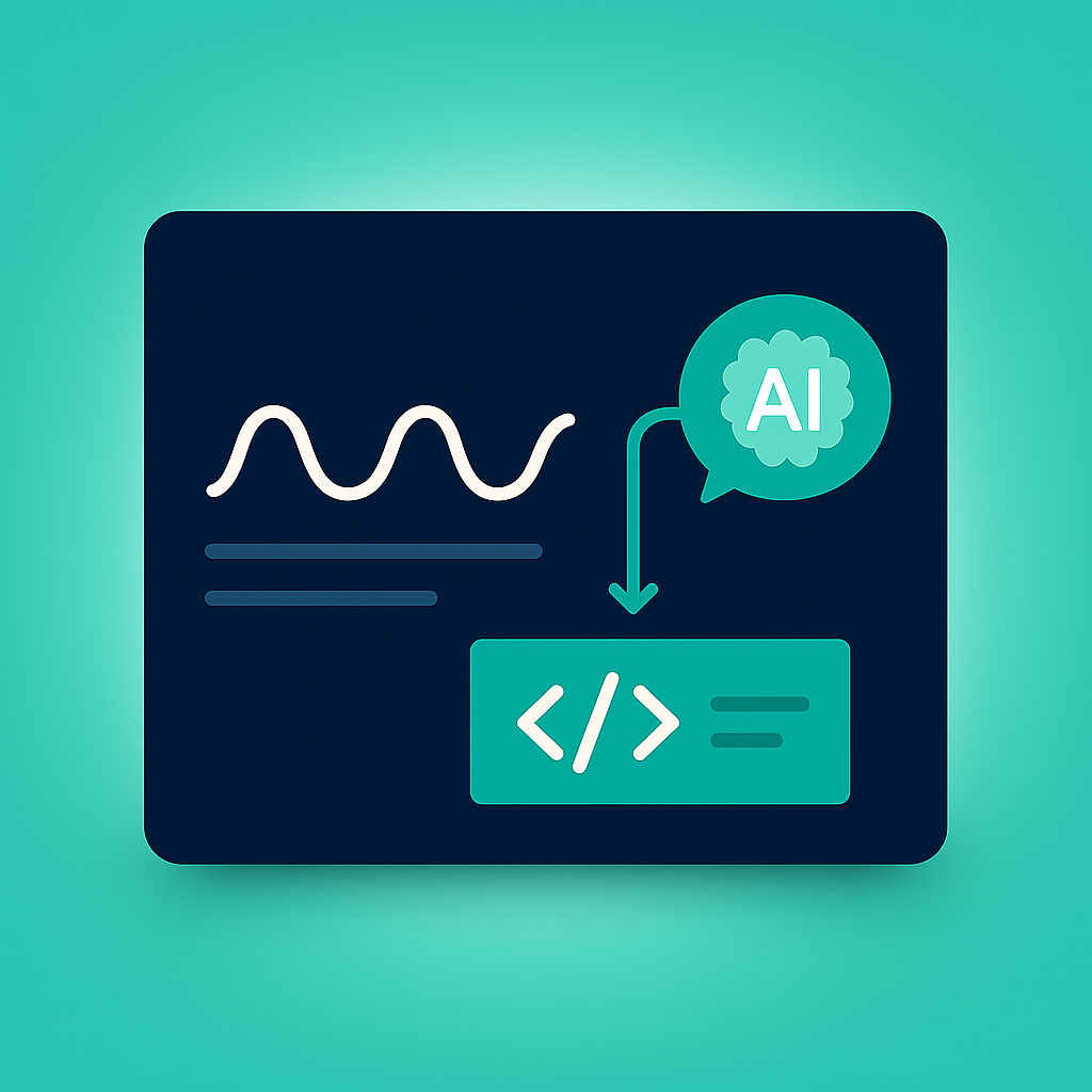 Waveform feedback over code